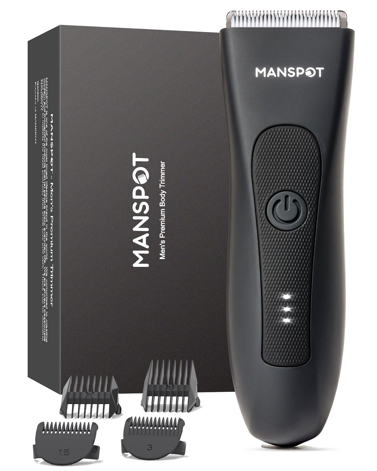 MANSPOT Groin and Body Hair Trimmer with guards